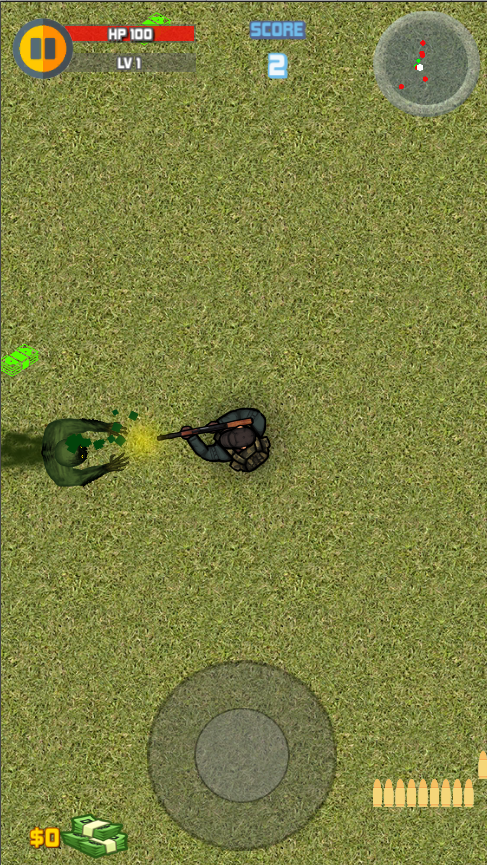 Hero Model - Fight Zombies game screenshot